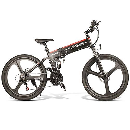 Mountain bike elettrica pieghevoles : LY Bicicletta Elettrica 26"350 W, Mountain Bike Elettrica Pieghevole Adulti