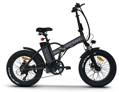 Mountain bike elettrica pieghevoles : ncx moto Fat-Bike Bicicletta Elettrica Pieghevole a Pedalata Assistita 20" 250W Nero Azzurro / Rosso