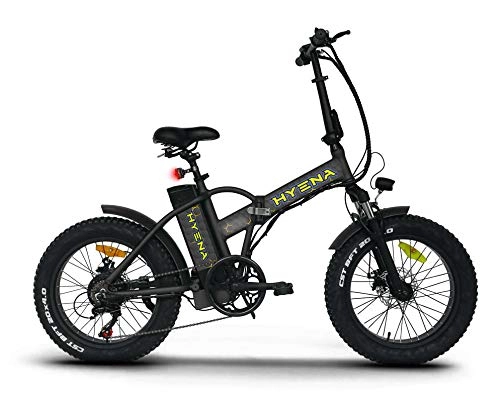 Mountain bike elettrica pieghevoles : ncx moto Fat-Bike Bicicletta Elettrica Pieghevole a Pedalata Assistita 20" 250W Nero Giallo / Azzurro