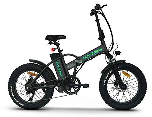 Mountain bike elettrica pieghevoles : ncx moto Fat-Bike Bicicletta Elettrica Pieghevole a Pedalata Assistita 20" 250W Nero Verde / Azzurro