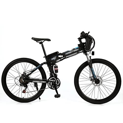Mountain bike elettrica pieghevoles : WASEK Biciclette elettriche pieghevoli, Biciclette pieghevoli assistite da montagna, Biciclette elettriche per il tempo libero in città (B 10A)