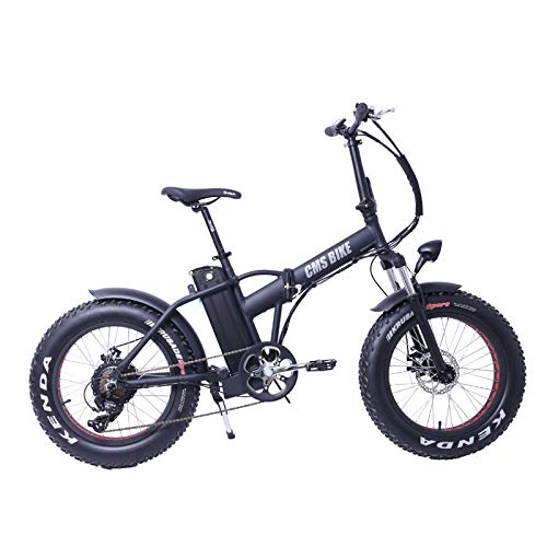 Mountain bike elettrica pieghevoles : WYX Biciclette Pieghevoli Elettrico, Fat Tire Crouser Bicicletta con Motore 500W E Rimovibile 48V 12AH di qualità di Hight Batteria al Litio E Bike off Road Dirt Bike