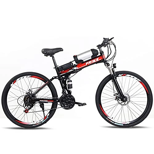 Mountain bike elettrica pieghevoles : YDYBY Cambio da 21 velocità E-Bike, Batteria Removibile da 36V, Motore da 250W Mountain Bike con Pedalata Assistita per Adulto Unisex