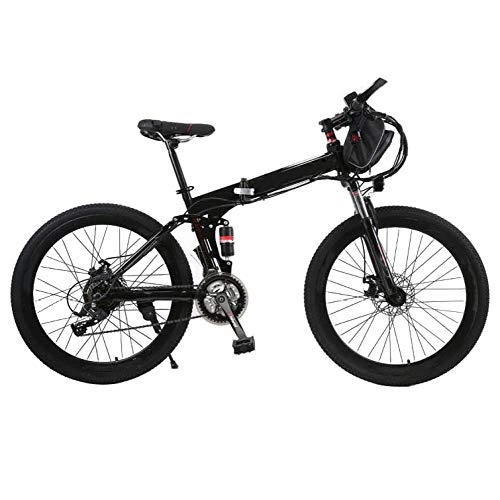 Mountain bike elettrica pieghevoles : ZXCVB Bicicletta Elettrica Pieghevole per Mountain Bike per Adulti 26 Pollici 21 velocit 36V