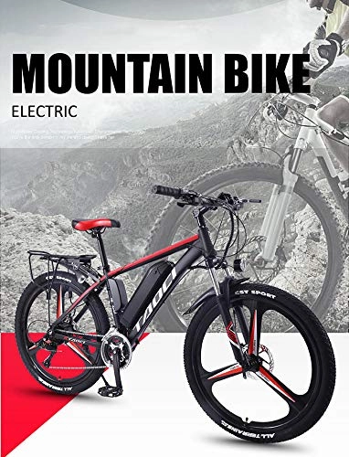 Mountain bike elettriches : 2020 aggiornato elettrica Mountain Bike, 350W 26 '' Bicicletta elettrica con Rimovibile 36V 8AH / 12, 5 AH agli ioni di Litio per Gli Adulti, 27 velocit Shifter