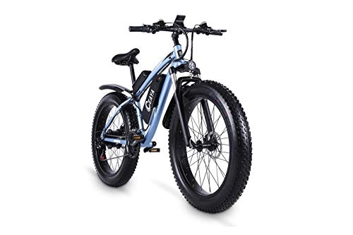 Mountain bike elettriches : 26" bicicletta elettrica CEAYA 48V 17Ah Batteria rimovibile Pendolare 21 Velocità ingranaggi E-Bike per adulti