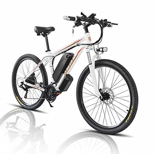 Mountain bike elettriches : 26” E-Bike City Bike, Bicicletta Elettrica a Pedalata Assistita Unisex Adulto, Batteria Removibile da 48V 13A