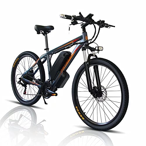 Mountain bike elettriches : 26” E-Bike City Bike, Bicicletta Elettrica a Pedalata Assistita Unisex Adulto, Batteria Removibile da 48V 18A, Motore da 1000W