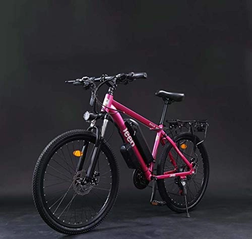 Mountain bike elettriches : Adulti 26 inch Electric Mountain Bike, 36V Batteria al Litio Lega di Alluminio Bicicletta elettrica, Display LCD antifurto, E, 10AH
