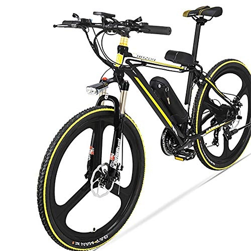 Mountain bike elettriches : AI CHEN Bicicletta elettrica elettrica a Cinque velocità a Cinque Ruote con Batteria al Litio da 48 V per Mountain Bike da 26 Pollici