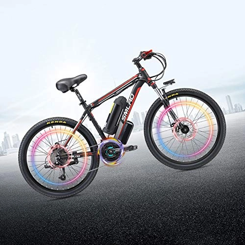 Mountain bike elettriches : AKEFG Bici elettrica, E-Bici Adulta della Bicicletta con 400 W Motore 48V 13Ah Batteria al Litio Rimovibile 21 velocit Shifter per Commuter Viaggi