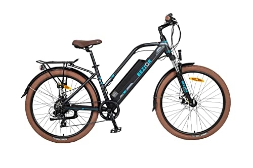 Mountain bike elettriches : BEZIOR M2 Mountain Bike elettrico con 48V 12.5Ah batteria, bicicletta elettrica con 250W Brushless Motor, arrampicata Capatiy fino a 35 gradi, velocità massima 25km / h, E-bike per le donne ragazze