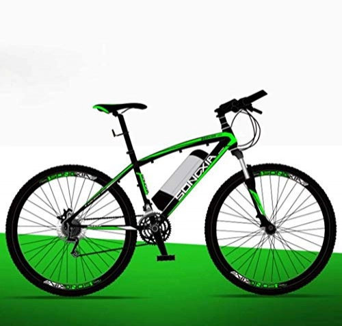 Mountain bike elettriches : Bici elettrica, 26" Mountain Bike per Adulti, all Terrain Biciclette, 30 km / H Safe Speed ?100 km Endurance Rimovibile agli ioni di Litio, Smart-Bici