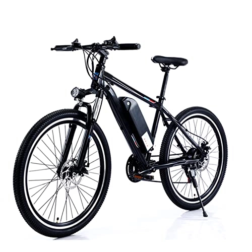 Mountain bike elettriches : Bici elettrica per adulti 15, 5 Mph 26 pollici bicicletta elettrica 750W 48V ad alta potenza bicicletta elettrica variabile 21 velocità Mountain E Bikes (numero di velocità: 21)