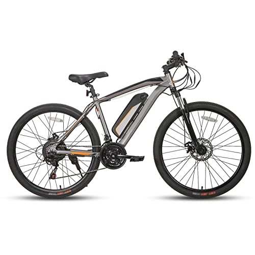 Mountain bike elettriches : Bici elettrica per Adulti 20MPH (32 km / h) Bicicletta elettrica 36V / 350W Mountain Bike elettrica 26 Pollici Pneumatico E-Bike (Colore : Grigio)