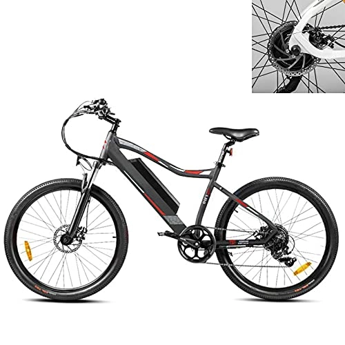 Mountain bike elettriches : Bici elettrica Velocità di guida 33 km / h Biciclette elettriche Capacità della batteria agli 11, 6 Ah Fatbike Display LCD, dimensioni pneumatici (660, 4 mm) Altezze del ciclista 170-200 cm
