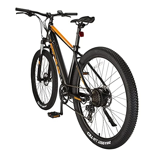 Mountain bike elettriches : Bici elettrica Velocità massima di guida 25 km / h City Bike Capacità della batteria 10 Ah Mtb elettrica Freno Freni a disco meccanici Display LCD, nero