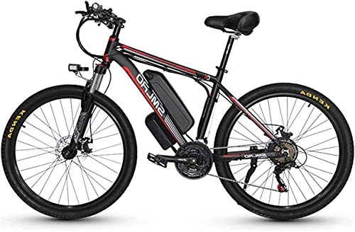 Mountain bike elettriches : Bici elettriche Bici elettrica per adulti elettrici da 350W, 26 "Bicicletta elettrica da 26" con batteria di litio rimovibile da 10AH / 15AH, professionale 27 velocità ingranaggi (Dimensioni: 10Ah)