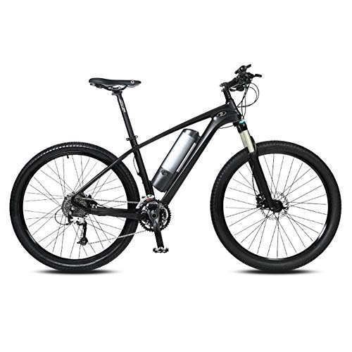 Mountain bike elettriches : Bicicletta elettrica Grande Schermo LCD Frontale Pneumatico da 27, 5 Pollici Materiale in Fibra di Carbonio Adatto per Escursioni in Bicicletta per Il Fitness