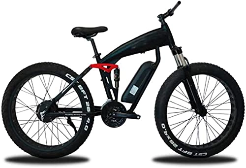 Mountain bike elettriches : CASTOR Bici elettriche Biciclette elettriche da 26 Pollici, 36V 10a Boost Bike Full Shock Assorbimento Adulto Bicicletta per Biciclette per Biciclette all'aperto