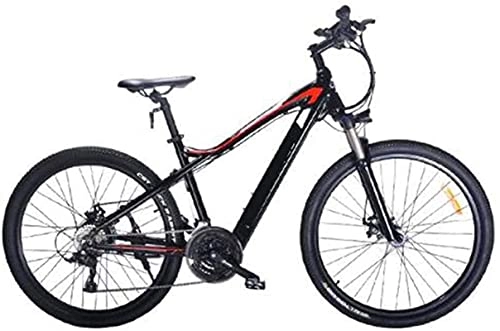 Mountain bike elettriches : CASTOR Bici elettriche Biciclette elettriche montane da 27.5 Pollici, 48v500W Display LCD Bicycle 27 velocità Uomini Donne Donne Bike Bike Sport per Bike Sport all'aperto