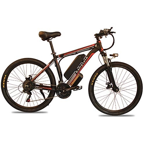 Mountain bike elettriches : CBA BING Bicicletta elettrica Unisex, Mountain Bike elettrica, Bicicletta elettrica Intelligente a 27 velocit, Batteria al Litio da 36 V, E-Bike Premium