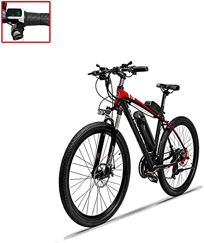 Mountain bike elettriches : CCLLA Mountain Bike elettrica da 26 Pollici per Adulti, Bicicletta elettrica assistita in Lega di Alluminio con Batteria al Litio 36V10.4 (Colore: B)