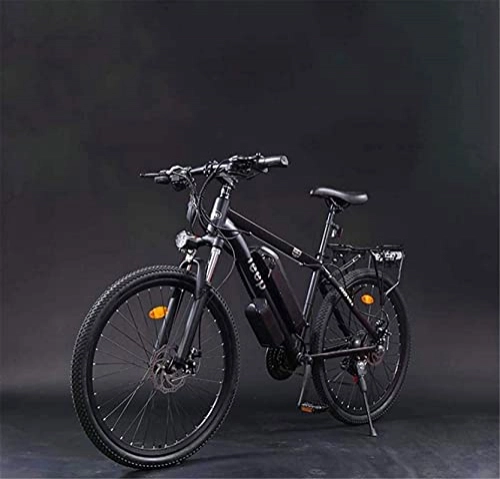 Mountain bike elettriches : CCLLA Mountain Bike elettrica da 26 Pollici per Adulti, Bicicletta elettrica in Lega di Alluminio con Batteria al Litio da 36 V, Dispositivo antifurto con Display LCD 27 velocità (Colore: E, Dimen