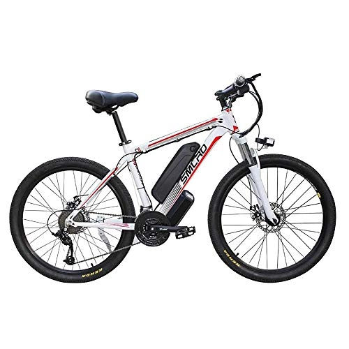 Mountain bike elettriches : CJCJ-LOVE Elettrico per Mountain Bike, 48V / 10Ah / 350W Tre modalità di Lavoro Estraibile di Grande capacità agli Ioni di Litio Intelligente E-Bike per Adulti