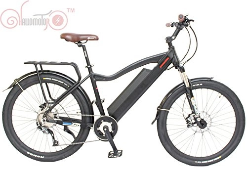 Mountain bike elettriches : ConhisMotor 48V 350W 500W Torque Sensor Mid Drive Motor MTB Electric Bicycle + Ebike 48V 12.5AH Lithium Ion Battery