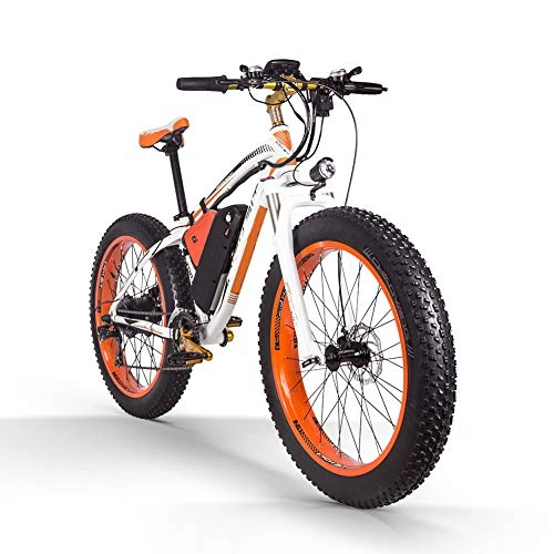 Mountain bike elettriches : cysum 022 / Biciclette elettriche / mountain bike per spiaggia e montagna / 26 * 4.0 pneumatici larghi / Batteria 48V * 17AH / Adatto per passeggiate all'aperto / LCD DISPLAYLCD / 3 Modalità / Magazzino europeo
