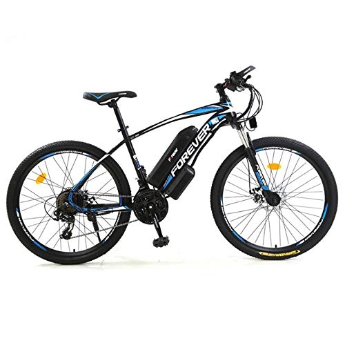 Mountain bike elettriches : DDFGG Biciclette elettriche. 26", 21 Cambi di velocità, 8AH Batteria, 36V250W Motore Bicicletta Elettrica, Black