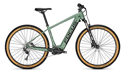Mountain bike elettriches : Derby Cycle Focus Jarifa² 6.7 Nine Bosch Touren & Sport Mountain Bike elettrica 2020 (L / 48 cm, verde minerale)
