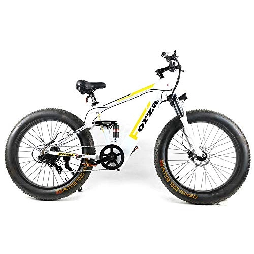 Mountain bike elettriches : dme bike Fat-Bike Bicicletta Elettrica a Pedalata Assistita 26" Forza FAT V2.4 250W Bianco