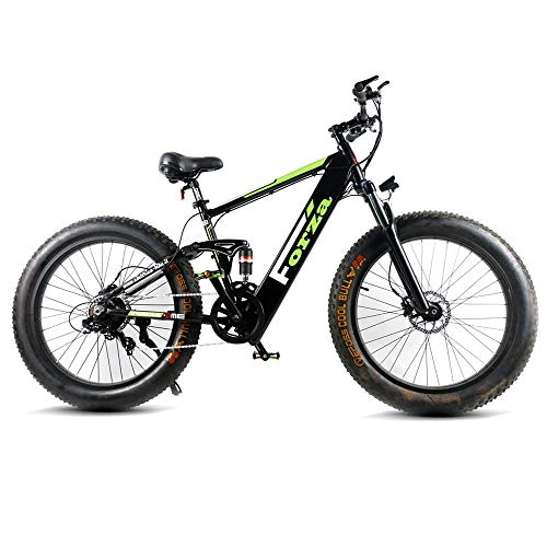 Mountain bike elettriches : dme bike Fat-Bike Bicicletta Elettrica a Pedalata Assistita 26" Forza Fat V2.4 250W Nero Matto
