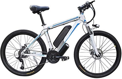 Mountain bike elettriches : Ebikes, Biciclette elettriche per Adulti da 1000 W da 26 Pollici Mountain Mountain Bike, con Batteria Rimovibile da 48 V e 13Ah da 21 velocità Cambio per Il Ciclismo all'aperto Viaggio ZDWN