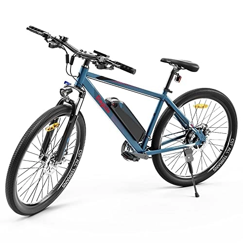 Mountain bike elettriches : Eleglide M1 27.5" Elettrica Bicicletta, Chilometraggio 65km IPX4 Shimano 21 Velocità Bici Elettrica Bici da Città da Donna
