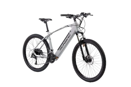 Mountain bike elettriches : F.lli Schiano E- Jupiter, Bicicletta elettrica Unisex Adulto, Grigio, 27.5