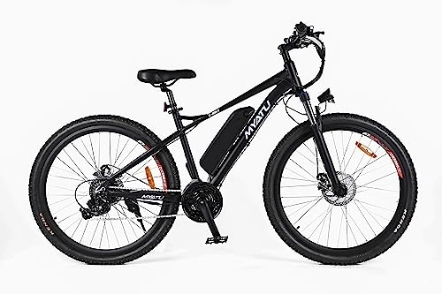 Mountain bike elettriches : Fine Life Pro Bicicletta elettrica da 27, 5" Fat Tire con batteria al litio da 48 V 10 Ah per lunga portata fino a 60 KM Off-Road Mountain Bike con Shimano a 7 marce, City E-Bike