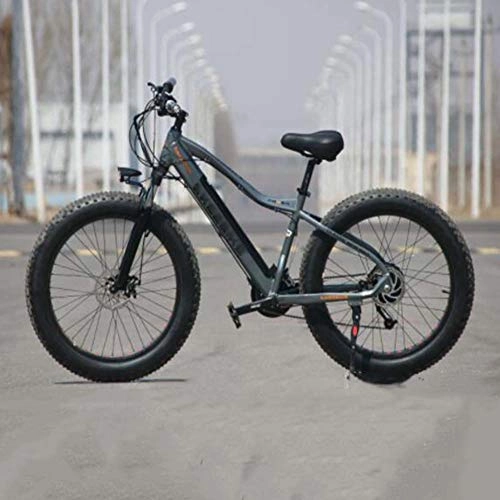 Mountain bike elettriches : FZYE 26 Pollici Bicicletta elettrica, Lega Alluminio 36V 350W Mountain Bike Display LCD 27 velocità Sport Tempo Libero