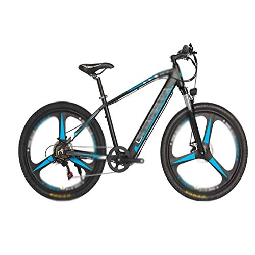 Mountain bike elettriches : FZYE 27.5 Pollice Bicicletta elettrica Mountain Bike, 48V10A Potere velocità variabile Bici Adulto, Blu