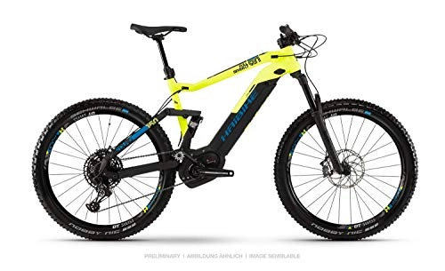 Mountain bike elettriches : Haibike - Bici elettrica Sduro FullSeven LT 9, 0, 27, 5”, Pedelec MTB, colori verde e nero, modello 2019, misura: L