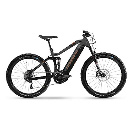 Mountain bike elettriches : HAIBIKE Sduro Fullseven 6.0 Yamaha 500Wh 20v Nero / Titanio Taglia 40 2019 (eMTB all Mountain)