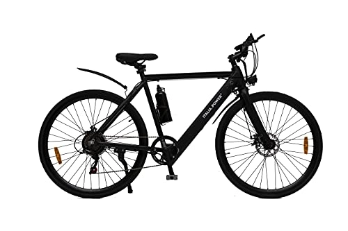 Mountain bike elettriches : Italia Power E- Bike Ibrida, Bicicletta elettrica Unisex Adulto, Nero, M