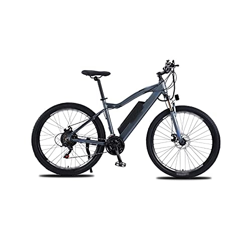Mountain bike elettriches : Liangsujian Bici elettrica da 27, 5 Pollici 50 0W48V. Bici elettrica per Mountain Mountain Bike per Mountain Bike e Bicicletta elettrica ad Alta Potenza da Uomo (Color : Dark Grey)