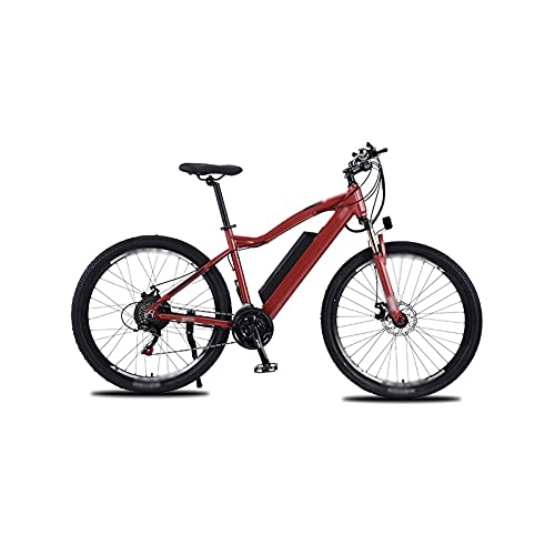 Mountain bike elettriches : Liangsujian Bici elettrica da 27, 5 Pollici 50 0W48V. Bici elettrica per Mountain Mountain Bike per Mountain Bike e Bicicletta elettrica ad Alta Potenza da Uomo (Color : Red)