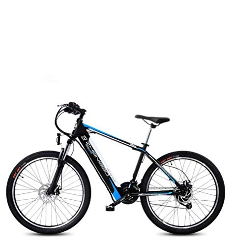 Mountain bike elettriches : MJL Beach Snow Bicycle, Adult Mountain Bike, 48V 10Ah, 400W Teenage Bikes, 27 Speed Off-Road Bicycle, 26 Pollici Wheels, a, B