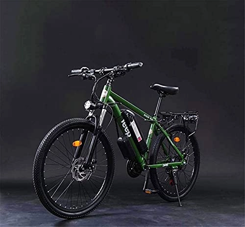 Mountain bike elettriches : Mountain Bike Elettrica da 26 Pollici per Adulti, Bicicletta Elettrica in Lega di Alluminio con Batteria al Litio da 36 V, Dispositivo Antifurto con Display LCD 27 velocità (Color : E, Size : 10Ah)