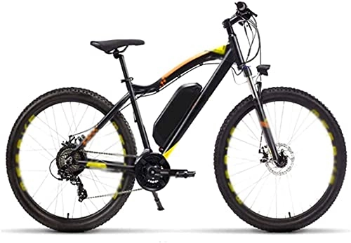 Mountain bike elettriches : N&I 27.5 inch Electric Bikes Bicycle 400W 48V 13A Removable Lithium Mountain Bike Adult Bikes 21Speed Lithium Battery Beach Cruiser for Adults