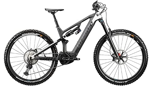 Mountain bike elettriches : Nuova E-BIKE 2021 MTB FULL CARBON WHISTLE B-RUSH C9.1 12V misura 48 colore nero / grigio